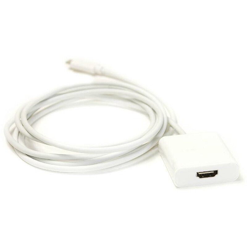 Кабель PowerPlant (KD00AS1271) USB Type-C-HDMI, 1.8м, White
