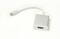 Фото - Адаптер PowerPlant (KD00AS1272) USB Type-C-HDMI, 0.15м, White | click.ua