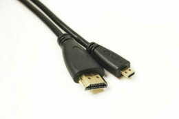 Кабель PowerPlant (KD00AS1274) HDMI-microHDMI v1.4, 2м, Black