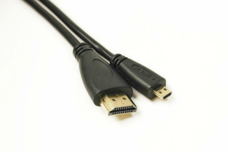 Кабель PowerPlant (KD00AS1274) HDMI-microHDMI v1.4, 2м, Black