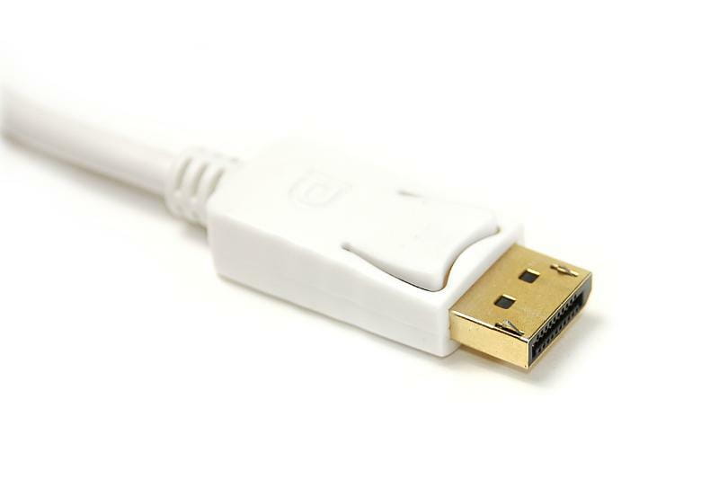 Адаптер PowerPlant (KD00AS1277) DisplayPort-HDMI, 0.15м, White