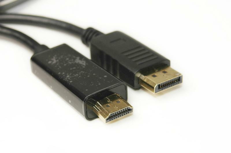 Кабель PowerPlant (KD00AS1278) DisplayPort-HDMI v1.4, 1.8м, Black