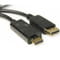 Фото - Кабель PowerPlant (KD00AS1278) DisplayPort-HDMI v1.4, 1.8м, Black | click.ua