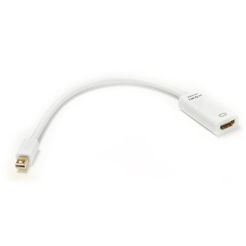 Адаптер PowerPlant (KD00AS1279) miniDisplayPort-HDMI, 0.15м, White