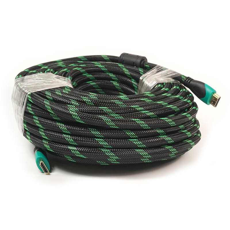 Кабель PowerPlant (KD00AS1295) HDMI-HDMI v2.0, 20м, Double ferrites, Black