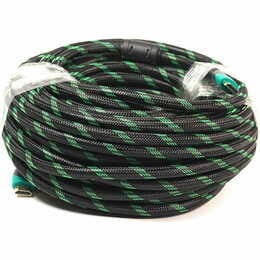 Кабель PowerPlant (KD00AS1296) HDMI-HDMI v2.0, 25м, Double ferrites, Black