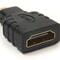 Фото - Переходник PowerPlant (KD00AS1298) HDMI-microHDMI, Black | click.ua