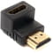 Фото - Переходник PowerPlant (KD00AS1303) HDMI(AF)-HDMI(AM), нижний угол, Black | click.ua
