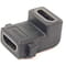 Фото - Перехідник PowerPlant (KD00AS1304) HDMI (AF) -HDMI (AF), панельний кутовий, Black | click.ua