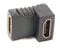 Фото - Перехідник PowerPlant (KD00AS1305) HDMI(AF)-HDMI(AF), кутовий, Black | click.ua