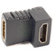 Переходник PowerPlant (KD00AS1305) HDMI(AF)-HDMI(AF), угловой, Black