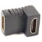 Фото - Переходник PowerPlant (KD00AS1305) HDMI(AF)-HDMI(AF), угловой, Black | click.ua