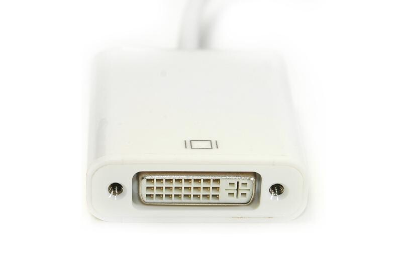 Адаптер PowerPlant (DV00DV4063) USB Type-C-DVI, 0.15м, White