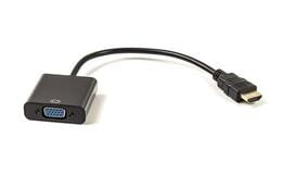 Купити Кабель PowerPlant (CA910885) HDMI-VGA, 0.15м, чорний Кабель PowerPlant (CA910885) HDMI-VGA, 0.15м, чорний