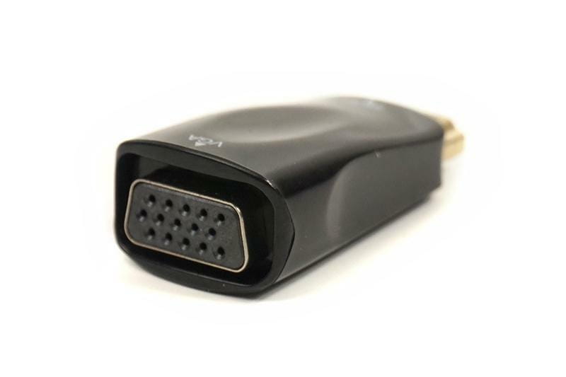 Адаптер PowerPlant (CA910267) HDMI-VGA+Audio с аудио кабелем 0.5м, Black