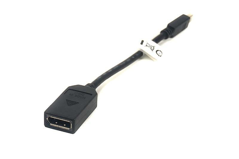 Адаптер PowerPlant (CA910472) miniDisplayPort(Thunderbolt)-DisplayPort, 0.1 м, Black