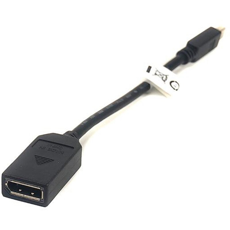 Адаптер PowerPlant (CA910472) miniDisplayPort(Thunderbolt)-DisplayPort, 0.1 м, Black