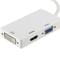 Фото - Адаптер PowerPlant (CA910946) miniDisplayPort(Thunderbolt)-HDMI, DVI, VGA, 0.2 м, White | click.ua