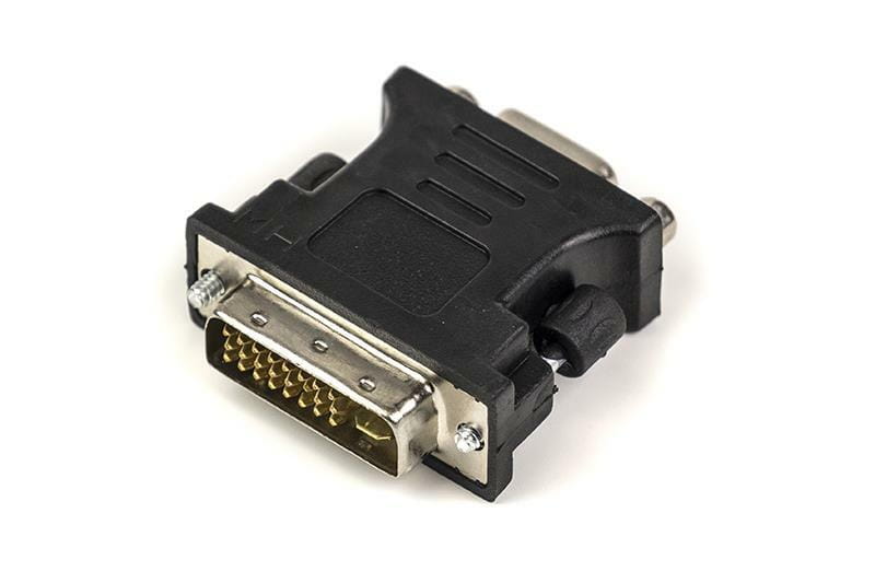 Адаптер PowerPlant (CA910892) VGA - DVI-I (24+5 pin), черный