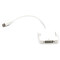 Фото - Кабель PowerPlant (CA911097) mini DisplayPort (Thunderbolt) - DisplayPort, HDMI, DVI, 0.2 м, White | click.ua