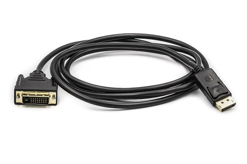 Адаптер PowerPlant (CA911158) DisplayPort - DVI, 1.8м, чорний