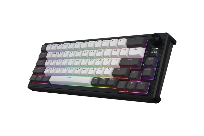 Клавиатура беспроводная Hator Skyfall 65 Pro Wireless Grey/Black (HTK4160UA)