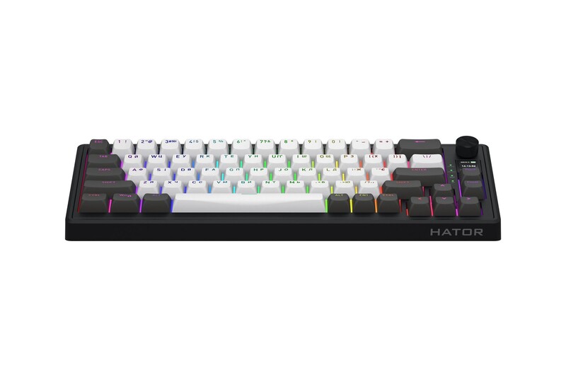Клавиатура беспроводная Hator Skyfall 65 Pro Wireless Grey/Black (HTK4160UA)