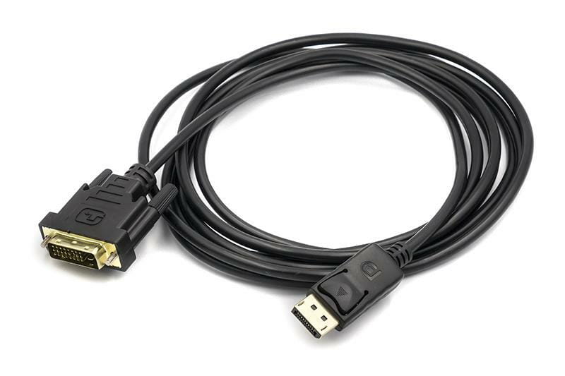 Адаптер PowerPlant (CA911165) DisplayPort - DVI, 3м, чорний