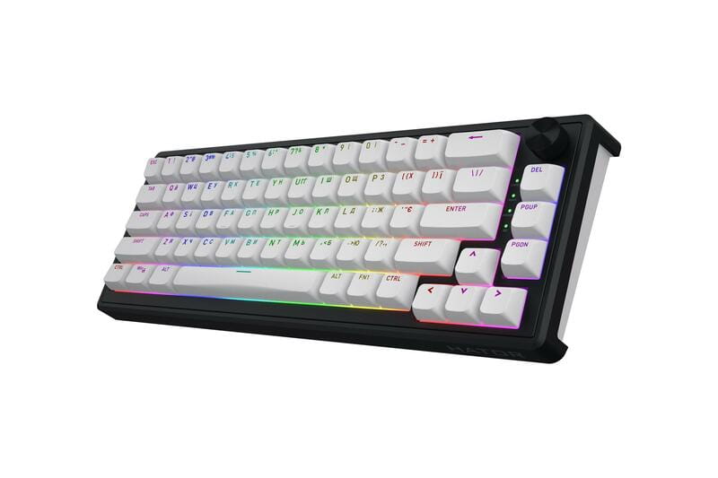 Клавіатура бездротова Hator Skyfall 65 Wireless Black-White (HTK3160UA)