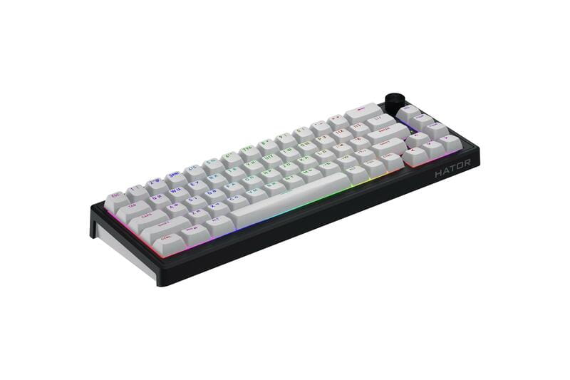 Клавіатура бездротова Hator Skyfall 65 Wireless Black-White (HTK3160UA)