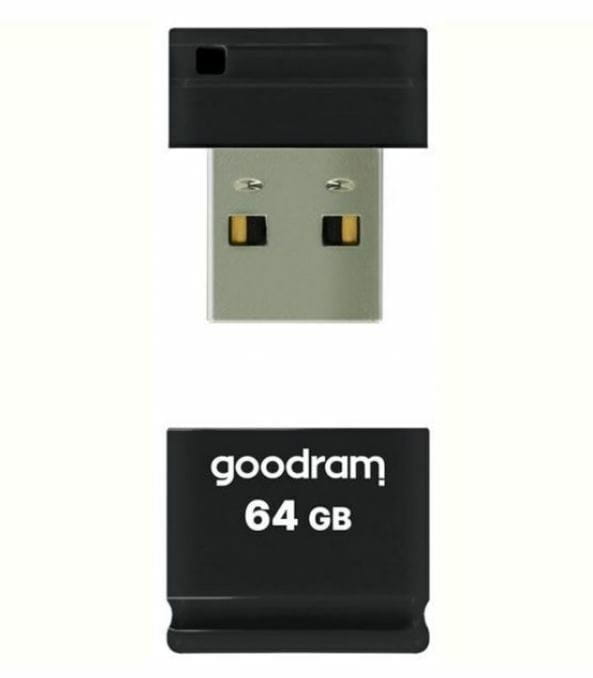 Флеш-накопитель USB2.0 64GB Goodram UPI2 (Piccolo) Black (UPI2-0640K0R11)