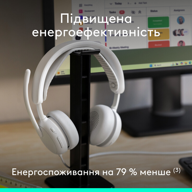 Гарнітура Logitech Zone Wired 2 USB Off-White (981-001621)