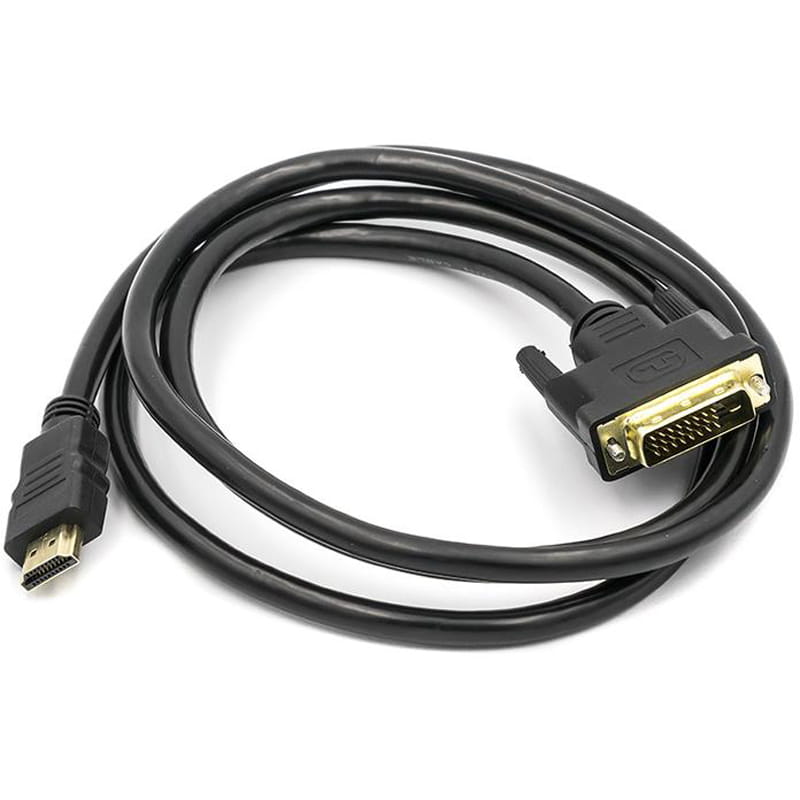 Адаптер PowerPlant (CA911127) HDMI - DVI, 1.5м, чорний