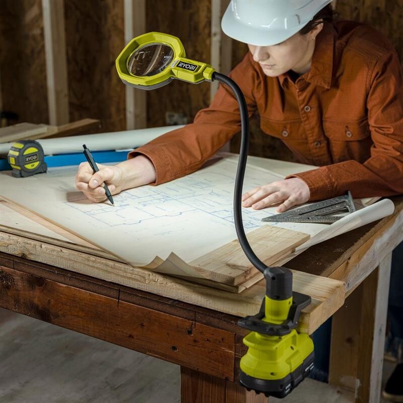 Ліхтар на гнучкій штанзі Ryobi RML18-0 ONE+, без АКБ та З.П.  (5133005669)