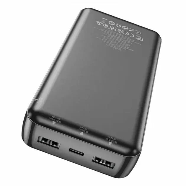 Универсальная мобильная батарея Hoco J100A 20000mAh Black (6931474783585)