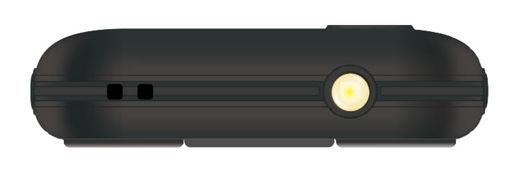 Мобильный телефон Ergo R202 Dual Sim Black