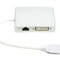 Фото - Адаптер PowerPlant (CA912087) USB3.0-DVI/HDMI/Gigabit Ethernet White | click.ua