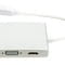 Фото - Адаптер PowerPlant (CA912087) USB3.0-DVI/HDMI/Gigabit Ethernet White | click.ua