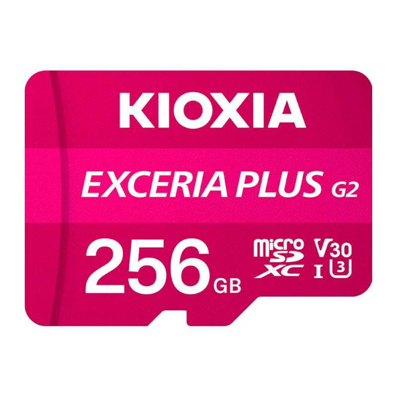 Карта пам`яті MicroSDHC 256GB UHS-1 Class 10 Kioxia Exceria Plus G2 (LMPL2M256GG2)