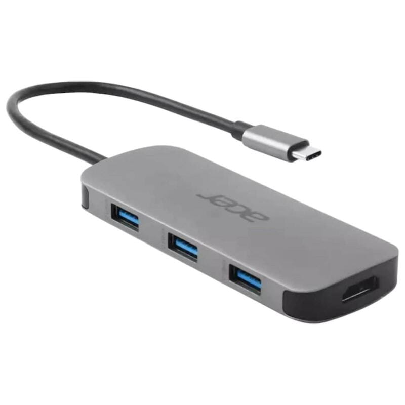 USB-хаб Acer USB Type-C 7-в-1 (HP.DSCAB.018)