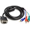 Фото - Адаптер PowerPlant (CA912001) VGA-3 RCA, 1 м, чорний | click.ua