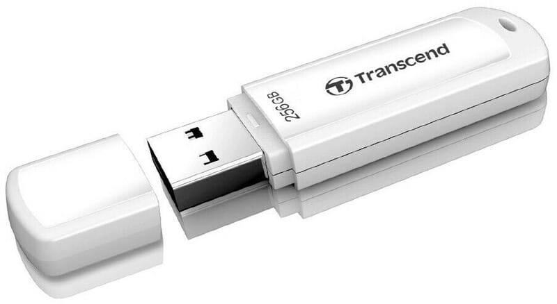 Флеш-накопичувач USB3.1 256GB Transcend JetFlash 730 White (TS256GJF730)