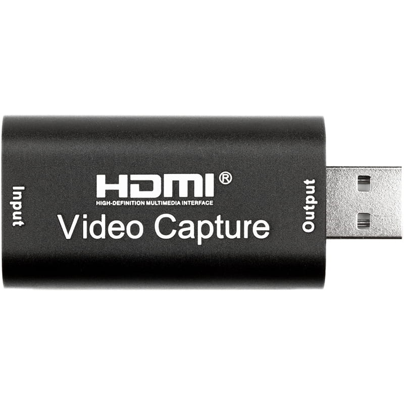 Адаптер PowerPlant (CA912353) HDMI (F) - USB 2.0 (M) Black