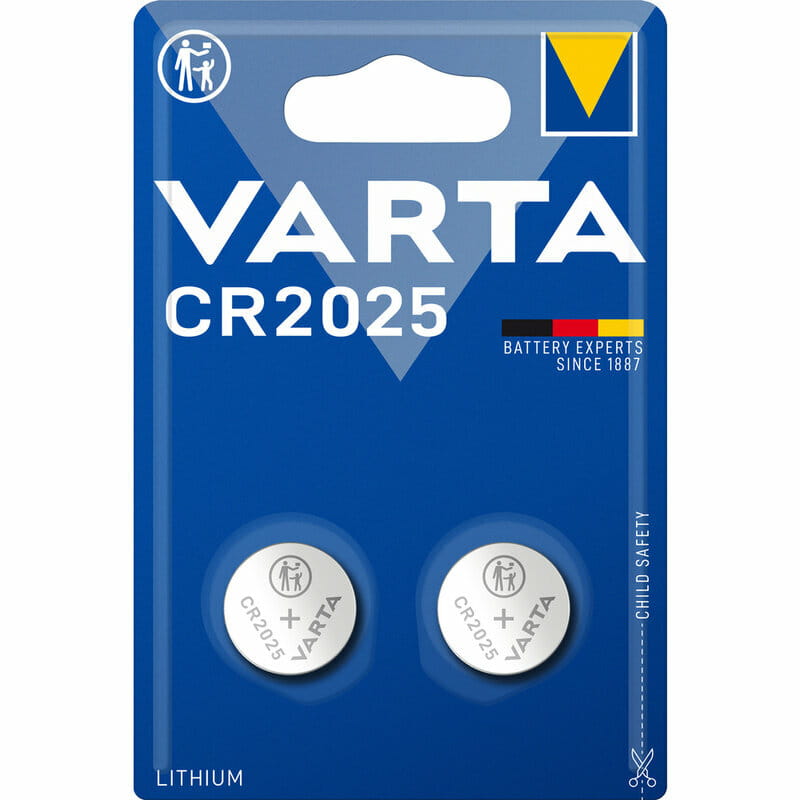 Батарейка Varta Lithium CR2025 BL 2шт