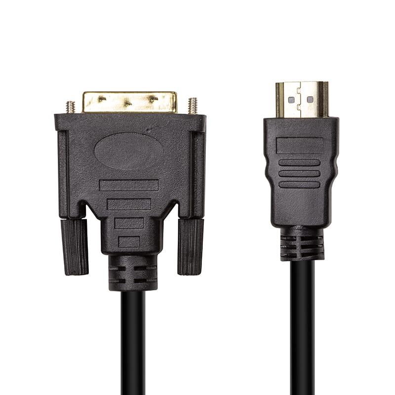 Адаптер PowerPlant (CA912568) HDMI - DVI, 1.8м, черный