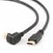 Фото - Кабель Cablexpert HDMI - HDMI V 1.4 (M/M), вилка/кутова вилка, 4.5 м, чорний (CC-HDMI490-15) пакет | click.ua