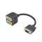 Фото - Кабель Cablexpert VGA - 2хVGA (M/F), HD15, 0.2 м, Black (CC-VGAX2-20CM) | click.ua