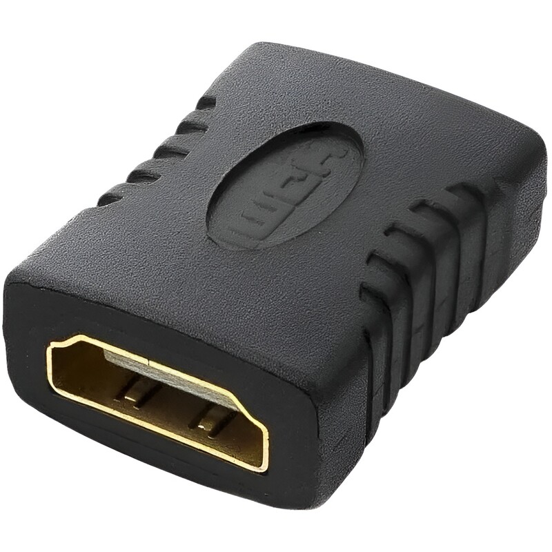 Адаптер Cablexpert HDMI - HDMI (F/F), F19, Black (A-HDMI-FF)