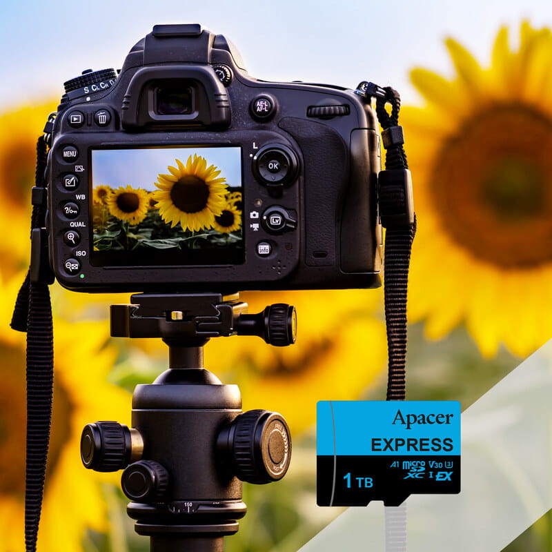 Карта пам`ятi microSDXC Express 256GB UHS-I U3 V30 A1 Apacer (AP256GMCEXG3X17-RA)