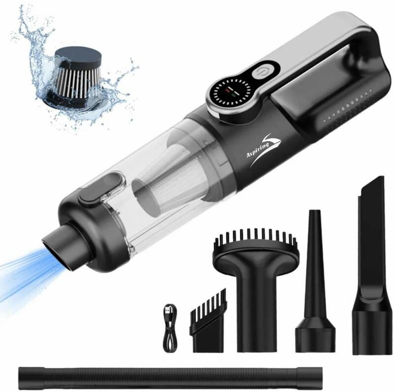 Автомобильный пылесос Aspiring Gale 4 Blow air Wireless and Cord Black (GL16P12K)